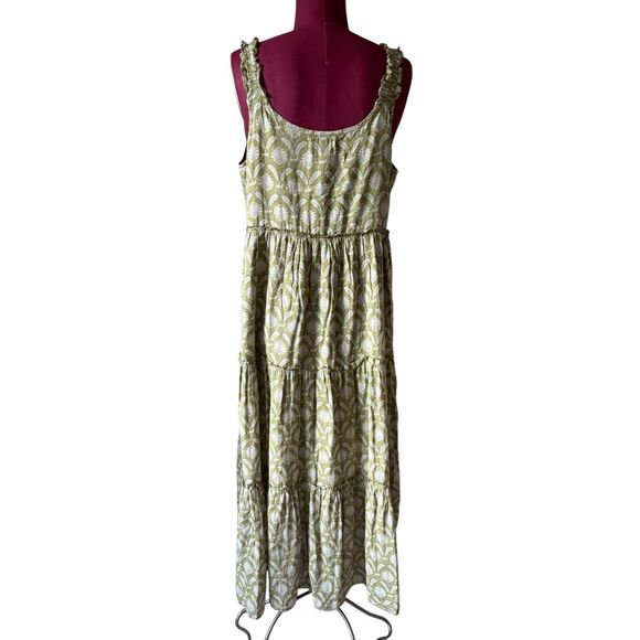 Natural Life Adele Cotton Midi Dress size M Boho Bohemian Sleeveless - Picture 6 of 10